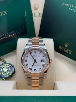 Rolex  Datejust 36mm 126201 White Dial Oyster Bracelet Watch