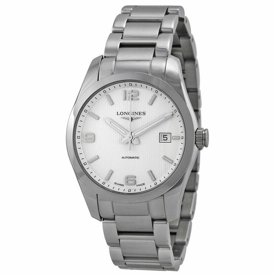 Longines Men's L27854766 Conquest Stainless Steel Watch
