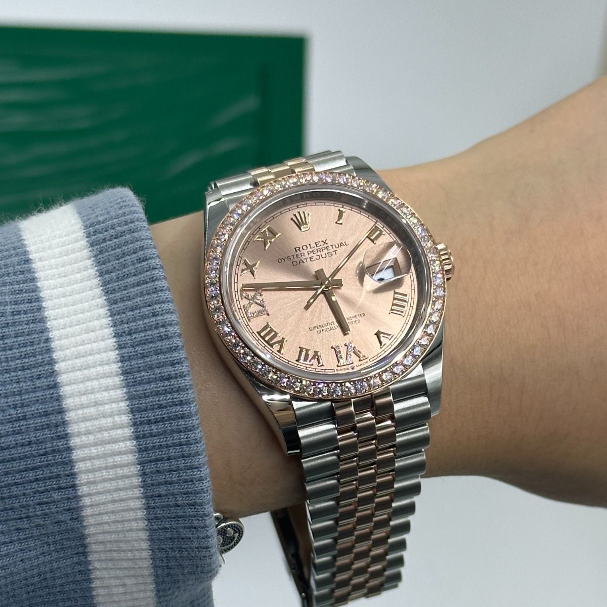Rolex Datejust 36mm 126281 Rose Dial Oyster 36mm Bracelet - Image 12