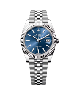 Alternative view of Rolex  Datejust 41mm 126334 Blue Index Oyster Stainless Steel Men's Watch