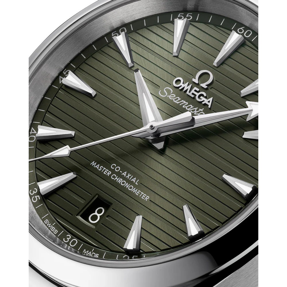 Omega Seamaster Aqua Terra 38mm Green Dial Stainless Steel Bracelet 220.12.38.20.10.001 - Image 3