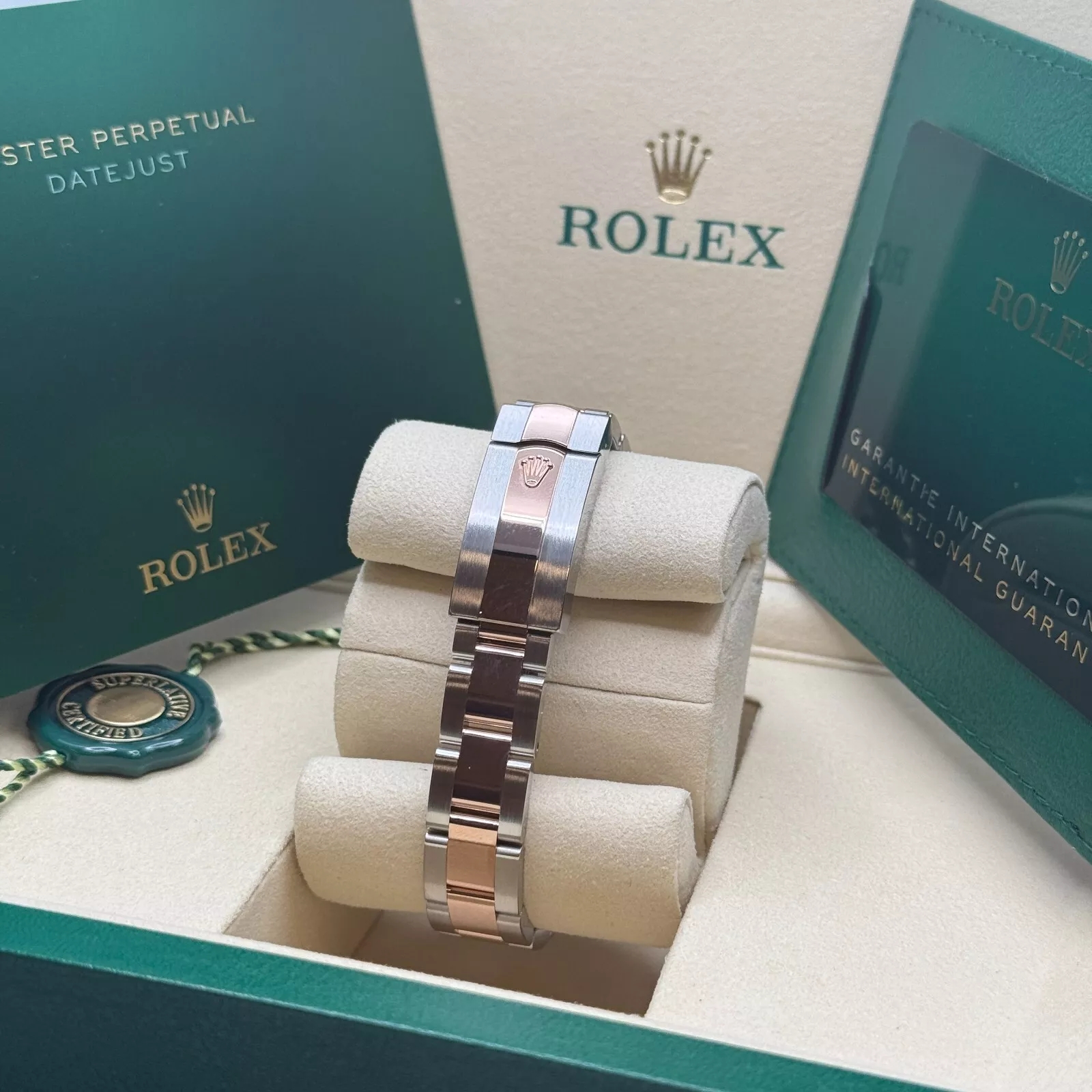 Rolex Lady-Datejust 28mm 279161 Chocolate Stick Dial, Two Tone Stainless Steel & 18K Rose Gold Oyster Bracelet Women's Watch - Image 7