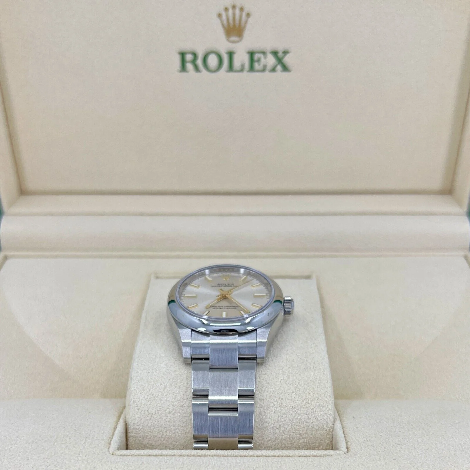 Rolex Oyster Perpetual 31mm 277200-0001 Silver Dial Oyster Bracelet Watch - Image 5