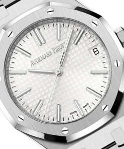 Alternative view of Audemars Piguet ROYAL OAK Silver-Toned Dial 41mm 15510ST.OO.1320ST.03