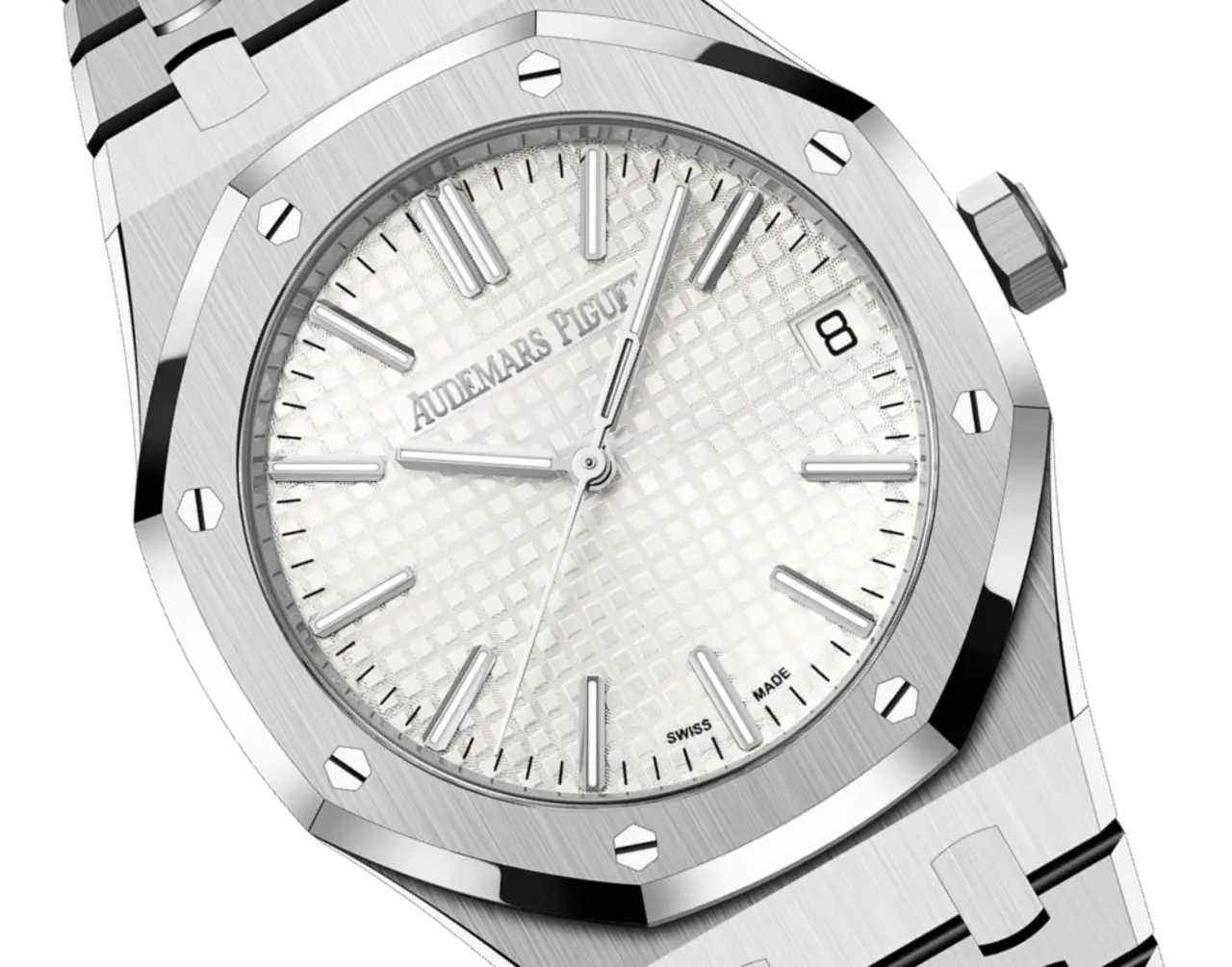 Audemars Piguet ROYAL OAK Silver-Toned Dial 41mm 15510ST.OO.1320ST.03 - Image 2