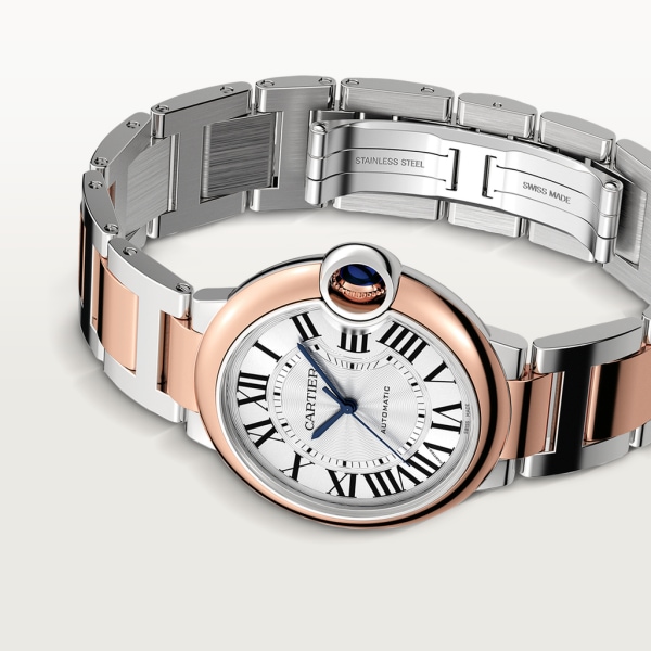 Cartier BALLON BLEU Rose Gold Mix 36mm - Image 4
