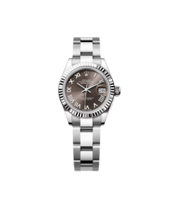 Alternative view of Rolex Lady-Datejust 28mm 279174 Dark Grey Roman Dial Oyster Bracelet