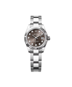 Alternative view of Rolex Lady-Datejust 28mm 279174 Dark Grey Diamond Dial Oyster Bracelet