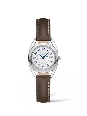 Longines Women's L6.136.4.73.2 Equestrian Brown Leather Watch