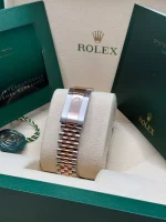 Rolex  Datejust 36mm 126281 Silver Palm Motif Diamond Dial Oyster Bracelet