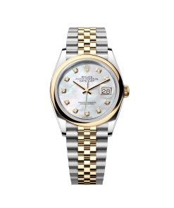Rolex  Datejust 126203 Mother-of-Pearl Diamond Dial 36mm Domed Bezel