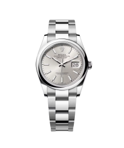 Alternative view of Rolex  Datejust 36mm 126200 Oyster Perpetual Silver Dial Jubilee Stainless Steel