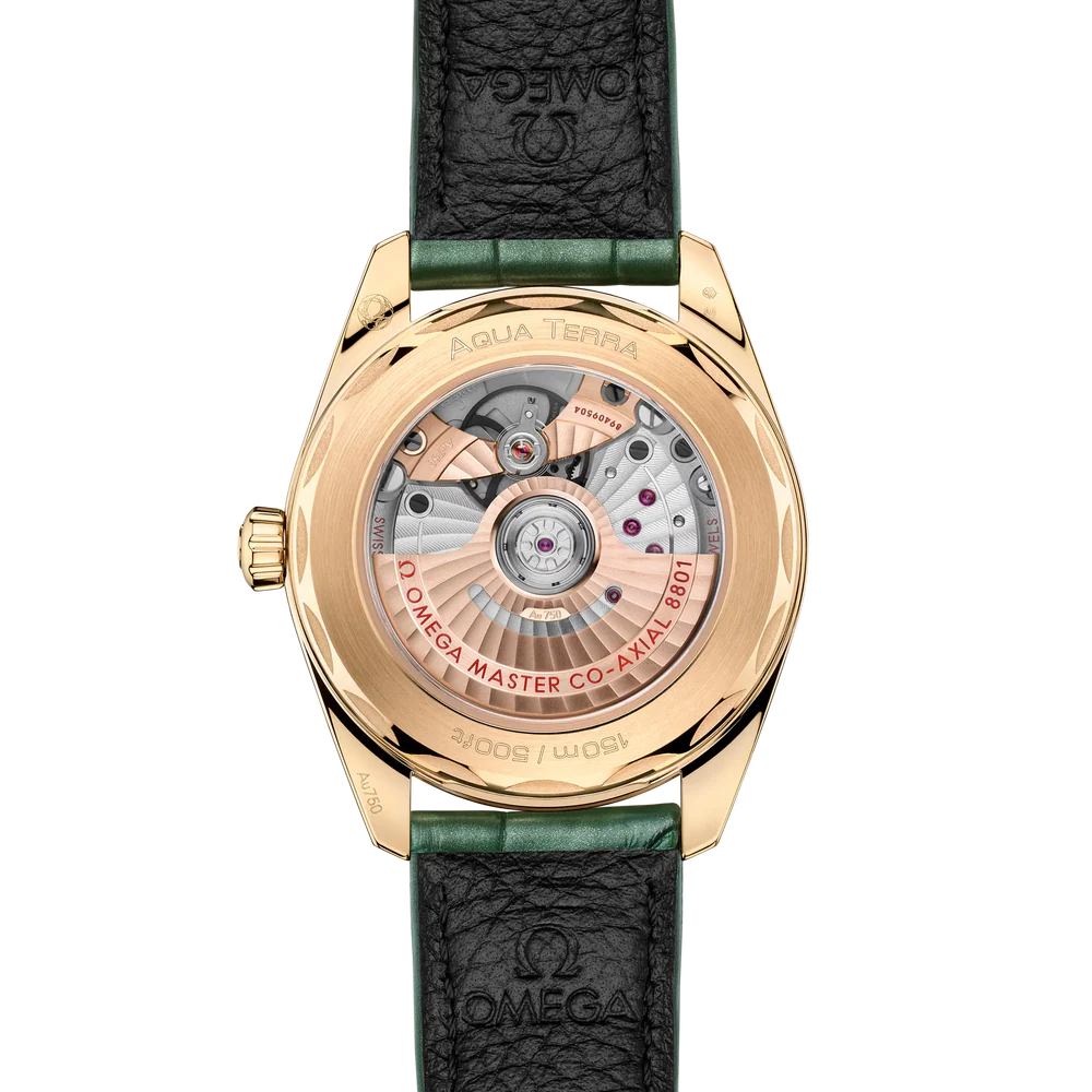 Omega Seamaster Aqua Terra Shades 38 mm Bay green Dial 18k Yellow Gold Strap 220.53.38.20.10.001 - Image 2