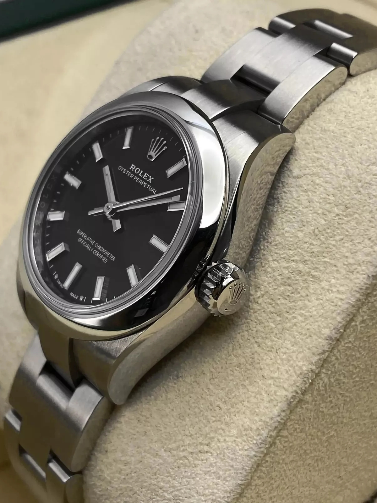 Rolex Oyster Perpetual 28mm 276200-0010 Black Dial Oyster Bracelet Watch - Image 12