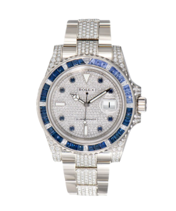Rolex Submariner Date 40mm 116659SABR Blue Sapphire and Diamond Bezel Diamond Dial