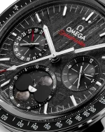 Omega Speedmaster Moonphase Steel Black Meteorite Dial 43mm 304.30.43.52.01.001
