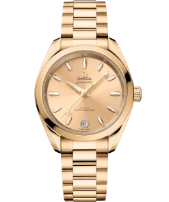 Omega Seamaster Aqua Terra Shades 34 mm Yellow Dial Moonshine™ 18k Yellow Gold Bracelet 220.50.34.20.08.001