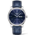 Longines Men's L2.920.4.92.0 Master Collection Blue Leather Watch