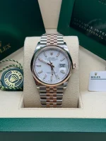 Rolex  Datejust 36mm 126201 White Dial Jubilee Bracelet Watch