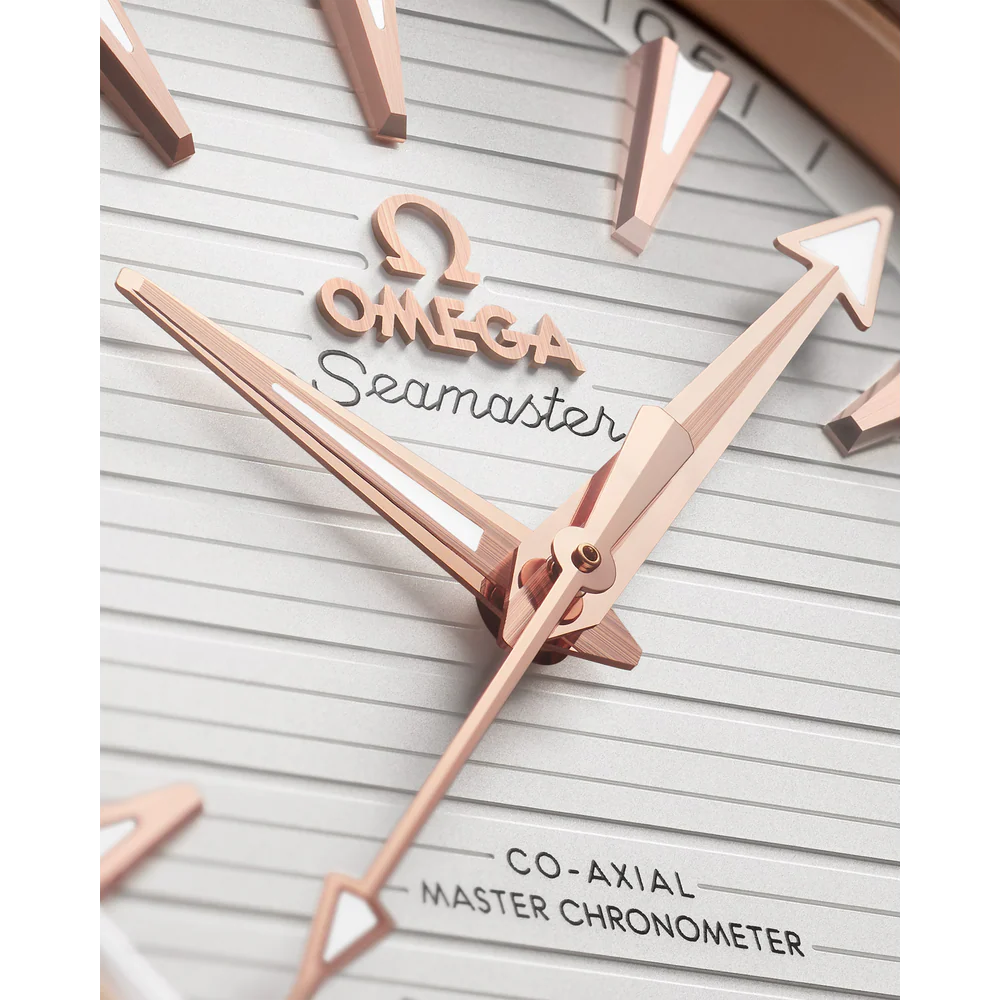 OMEGA Seamaster Aqua Terra 41 mm Silver Dial Stainless Steel and Sedna™ 18k Rose Gold Bracelet 220.20.41.21.02.001 - Image 3