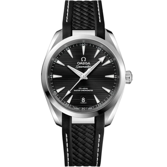 Seamaster Aqua Terra 150M 38mm, steel on rubber strap 220.12.38.20.01.001