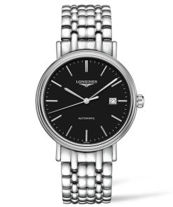 Longines Men's L4.922.4.52.6 Presence Stainless Steel Watch