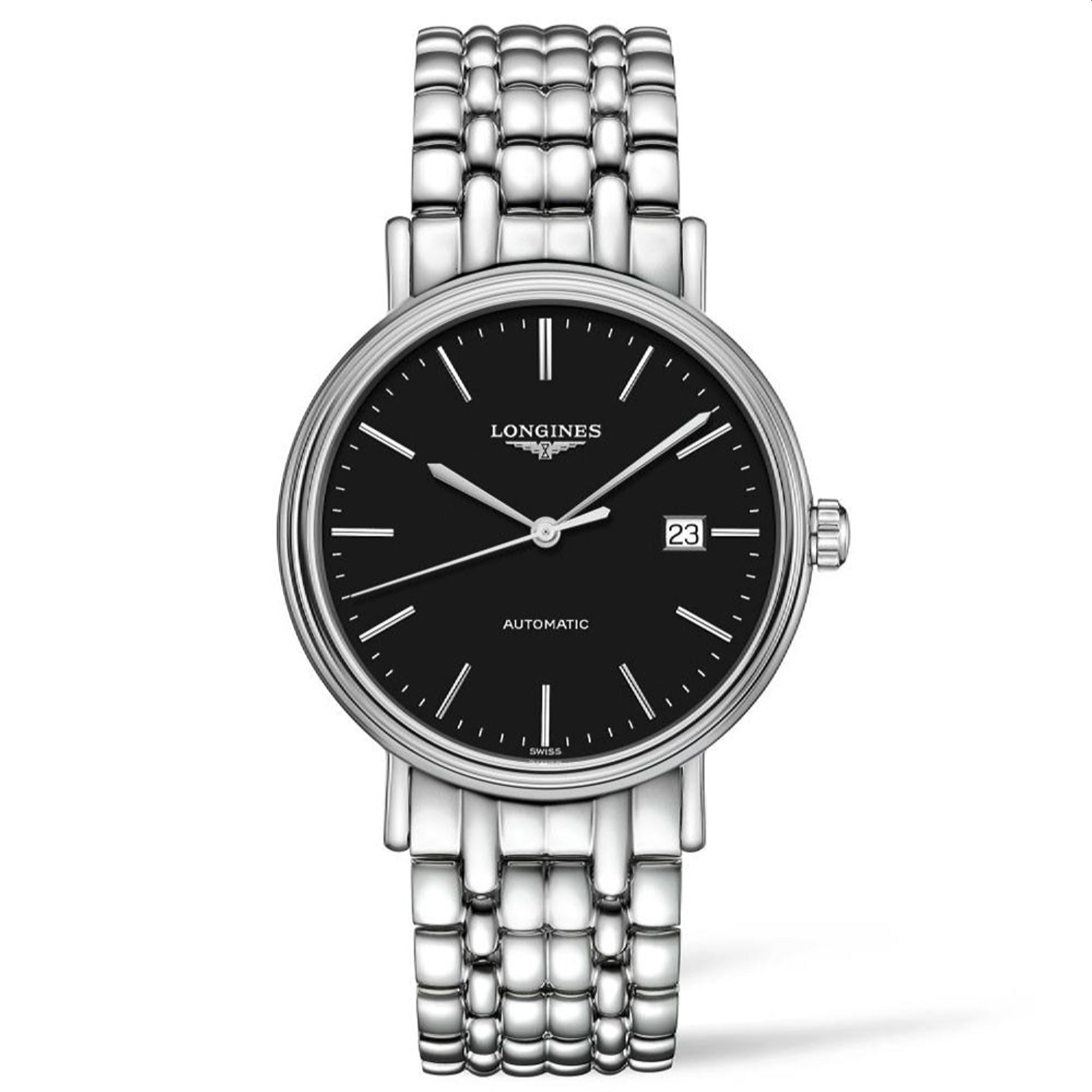 Longines Men's L4.922.4.52.6 Presence Stainless Steel Watch