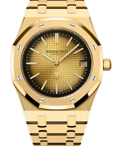 Audemars Piguet Royal Oak JumboSmoked Yellow Gold-Toned Dial 39mm