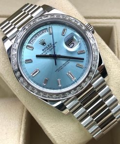 Alternative view of Rolex Day-Date 40mm 228396TBR-0002 Ice Blue Diamonds Dial