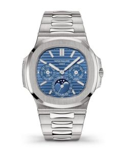 Patek Philippe Nautilus White Gold 5740-1G-001 with Blue Sunburst dial