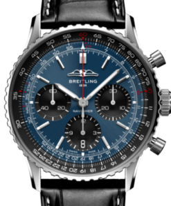 Alternative view of Breitling AB0139241C1P1 Navitimer B01 Blue Dial - ??ew