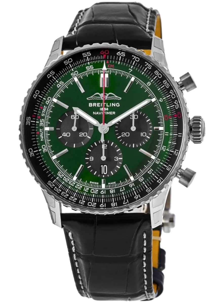 Breitling AB0137241L1P1 Navitimer B01 Green Dial - ??ew - Image 3