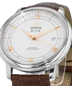 Alternative view of Omega De Ville Prestige 39.5mm Silver Dial Stainless Steel Strap 424.13.40.20.02.002