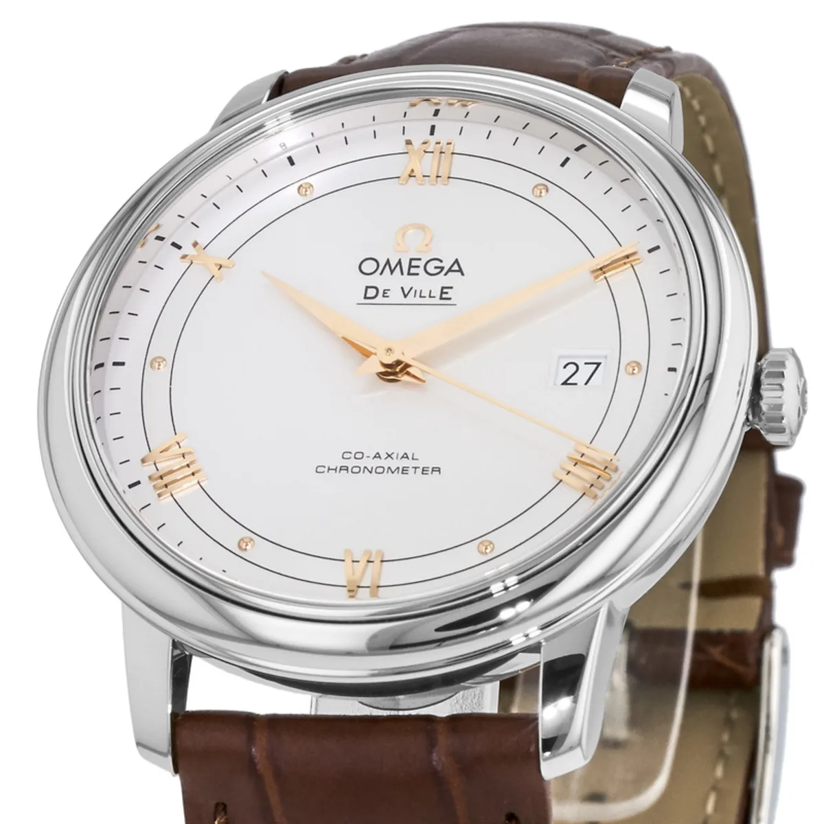 Omega De Ville Prestige 39.5mm Silver Dial Stainless Steel Strap 424.13.40.20.02.002 - Image 2