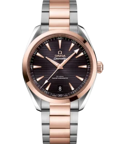 OMEGA Seamaster Aqua Terra 41mm Grey Dial Stainless Steel and Sedna™ 18k Rose Gold Bracelet 220.20.41.21.06.001