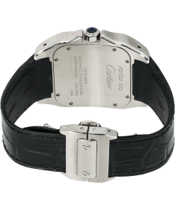 Alternative view of Cartier SANTOS 100 Silver Gray 38mm