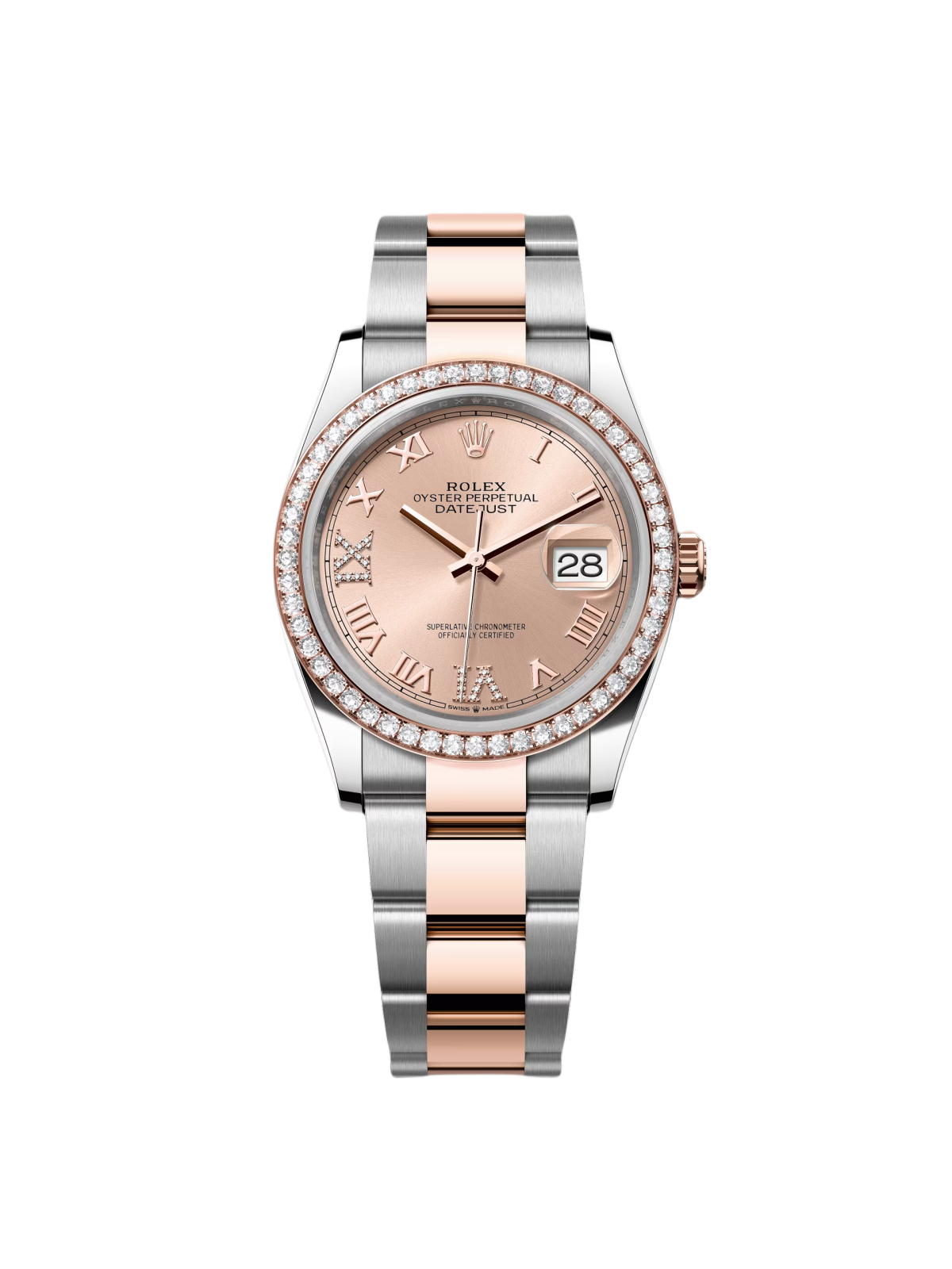 Rolex Datejust 36mm 126281 Rose Dial Oyster 36mm Bracelet - Image 2