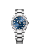 Rolex  Datejust 36mm 126284 Bright Blue Dial Jubilee Bracelet