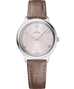 Omega De Ville Prestige 30 mm Silver Dial with Diamonds Stainless Steel Strap 434.13.30.60.52.001