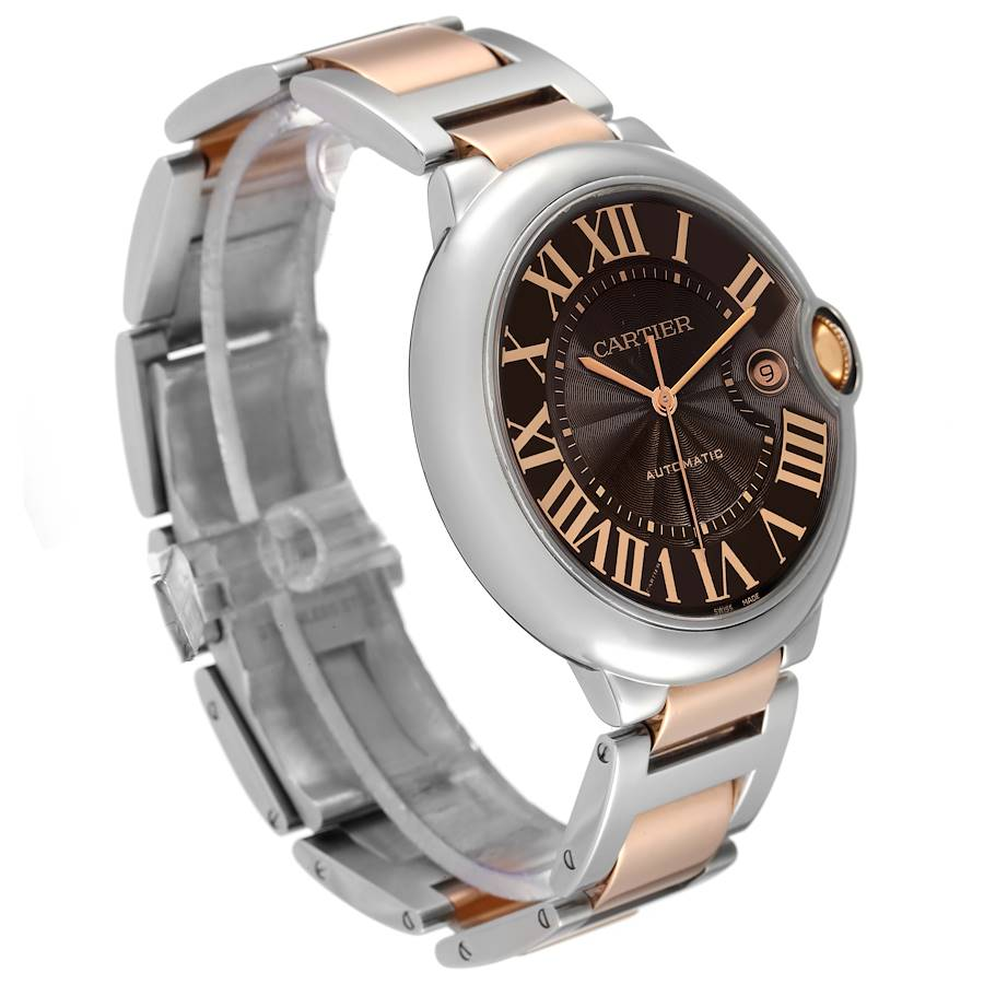 Cartier BALLON BLEU Rose Gold Mix Chocolate 42mm - Image 4