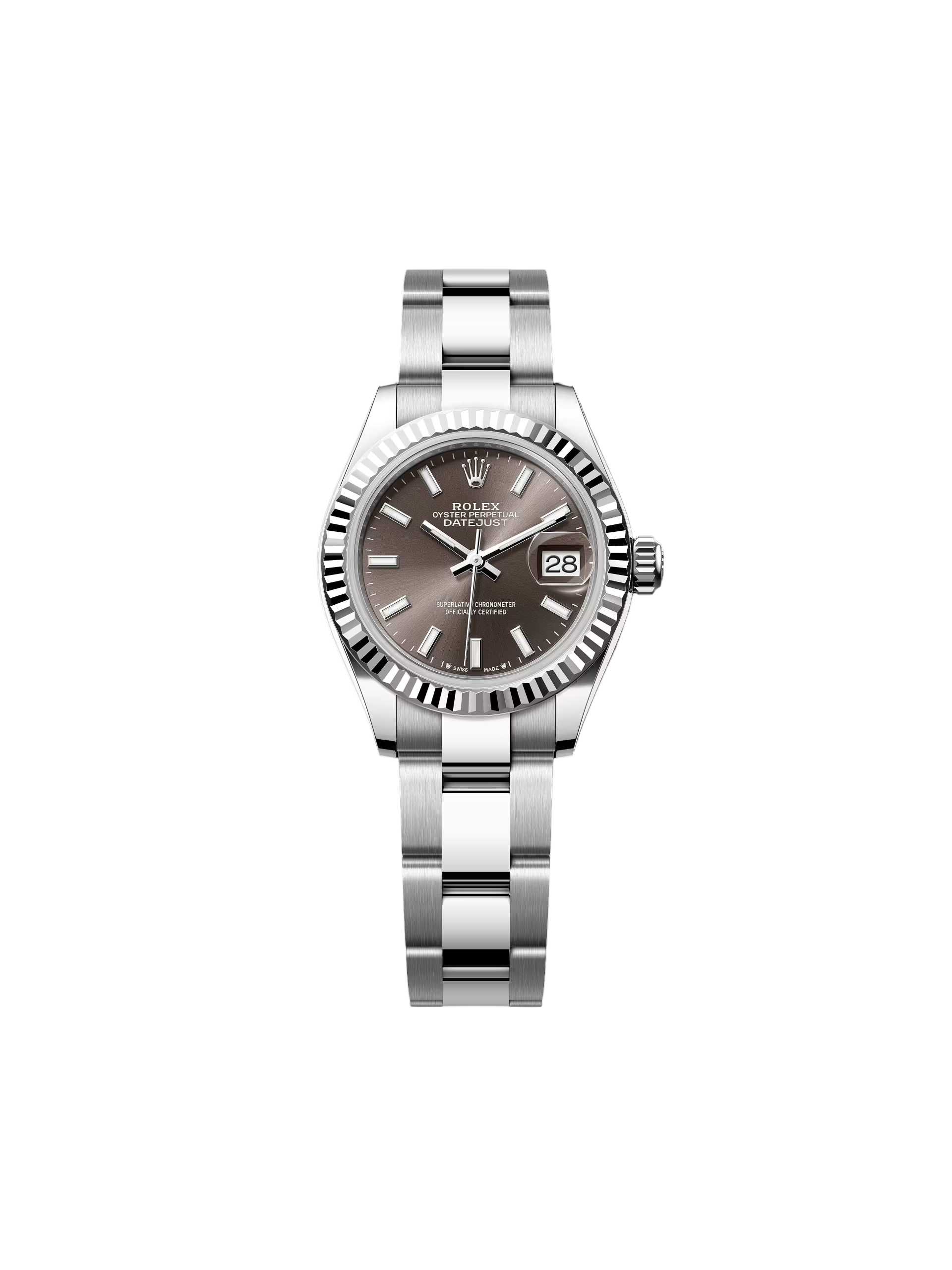 Rolex Lady-Datejust 28mm 279174 Dark Grey Dial Oyster Bracelet - Image 2