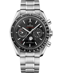 Omega Speedmaster Moonphase Black Dial 44.25mm Stainless Steel Bracelet 304.30.44.52.01.001
