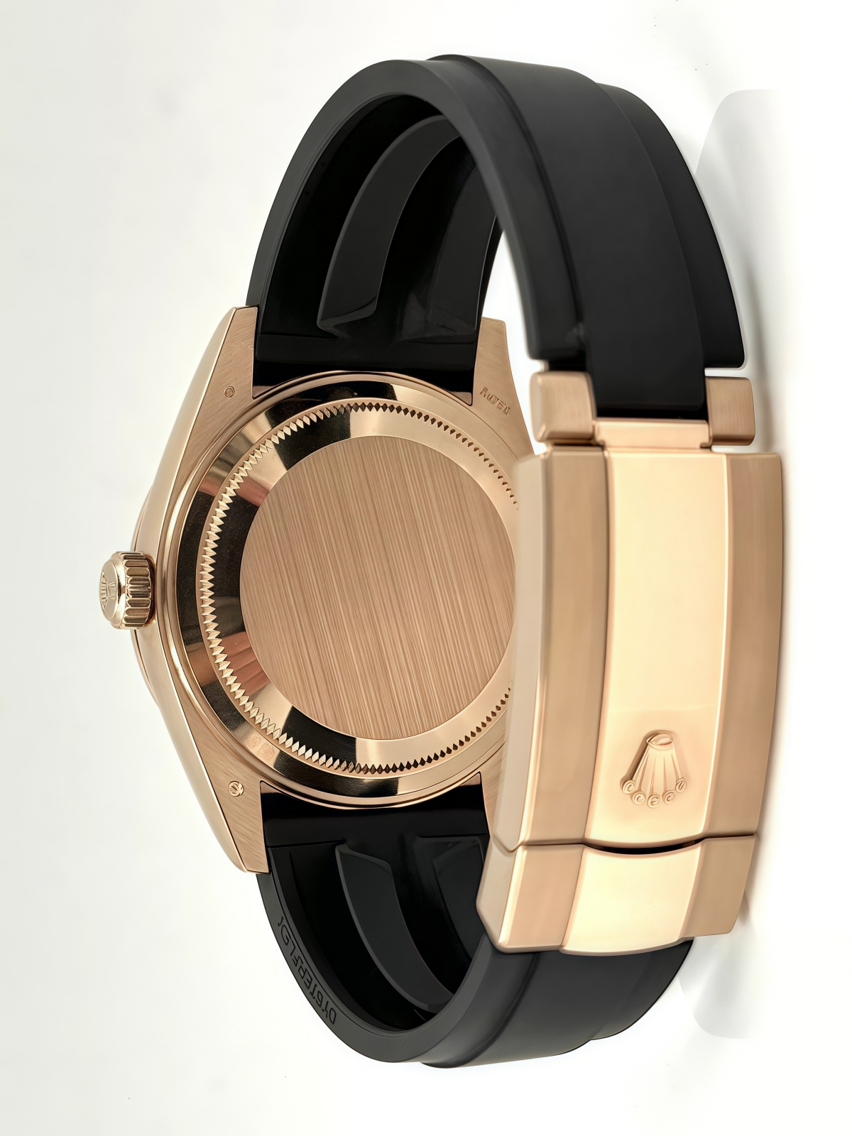 Rolex Sky-Dweller 42mm Rose Gold Chocolate Dial Oysterflex - 336235 - Image 8