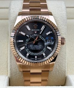 Alternative view of Rolex  Sky-Dweller 42mm 336935-0002 Rose Gold Chocolate Dial