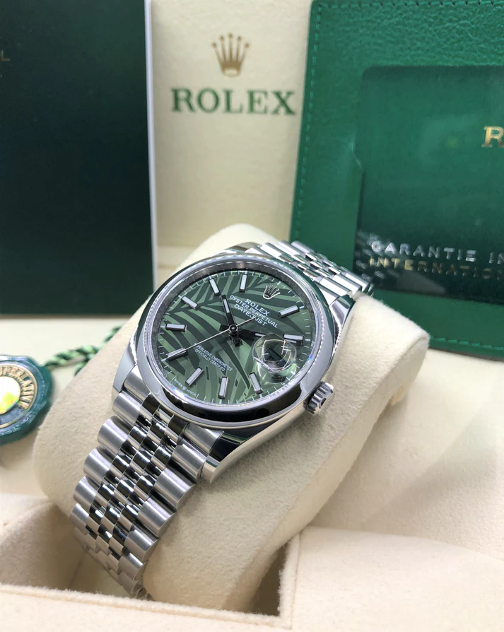 Rolex Datejust 36mm 126200 Green Dial Watch - Image 4