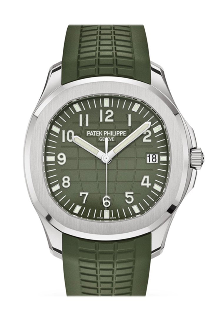 Patek Philippe Aquanaut Khaki Green Dial Watch 5168G-010 - Image 2