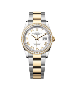 Alternative view of Rolex  Datejust 36mm 126283 White Dial Jubilee Bracelet Watch