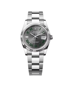 Alternative view of Rolex  Datejust 36mm 126234 Datejust Slate Roman Dial Jubilee Watch