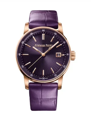 Audemars Piguet Code 11.59 Selfwinding 38mm Pink Rose Gold Purple Dial | 77410OR.OO.A623CR.01