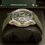 Audemars Piguet Code 11.59 Green Dial Green Rubber Strap Watch 41mm 26393ST.OO.A056KB.01